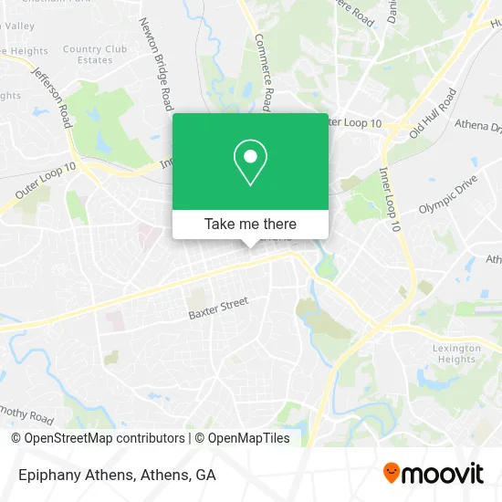 Epiphany Athens map