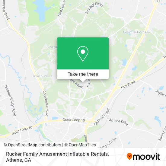 Rucker Family Amusement Inflatable Rentals map