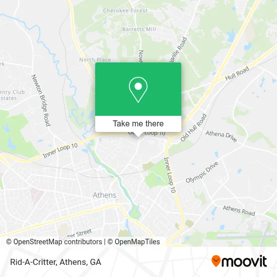 Rid-A-Critter map
