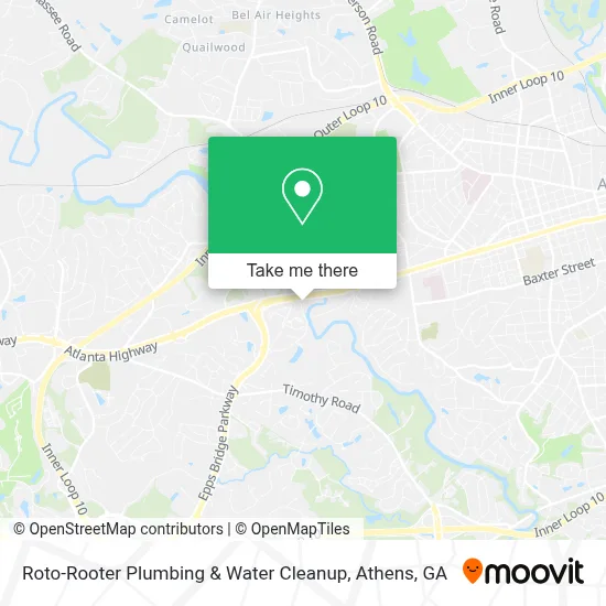 Roto-Rooter Plumbing & Water Cleanup map