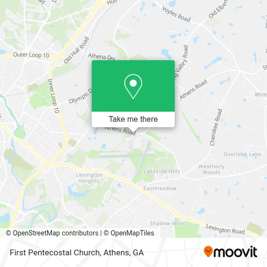 First Pentecostal Church map