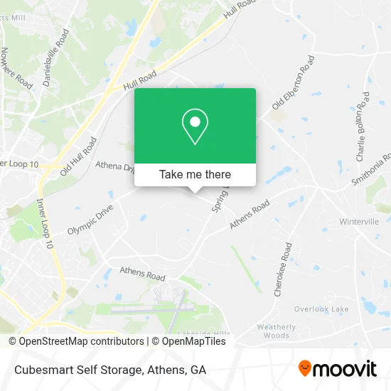 Cubesmart Self Storage map