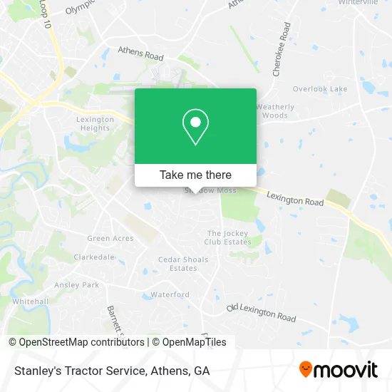 Stanley's Tractor Service map