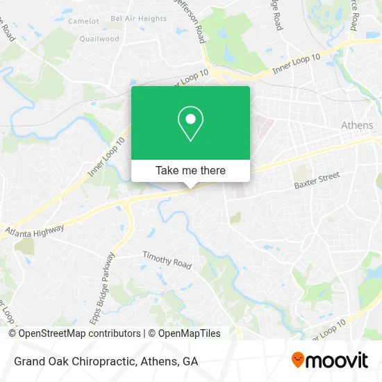Grand Oak Chiropractic map