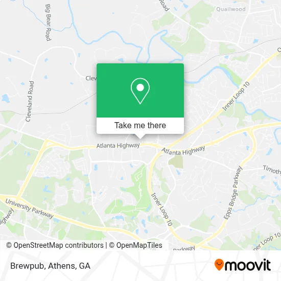 Brewpub map