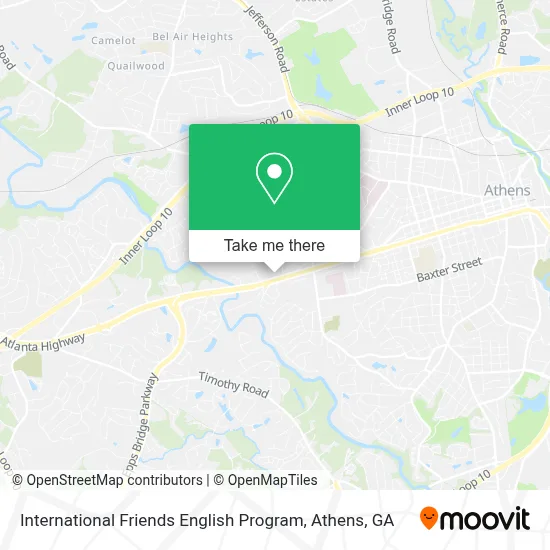 International Friends English Program map