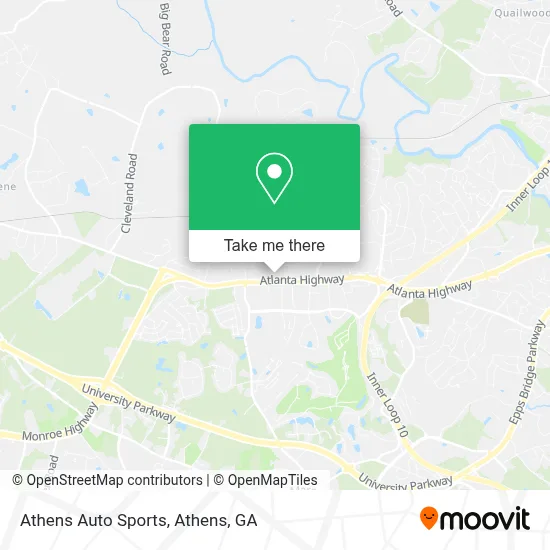 Athens Auto Sports map