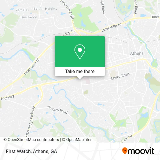 First Watch map