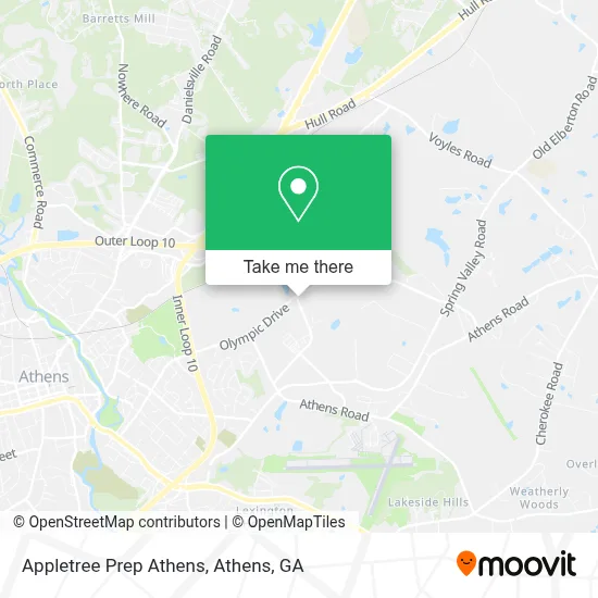 Appletree Prep Athens map