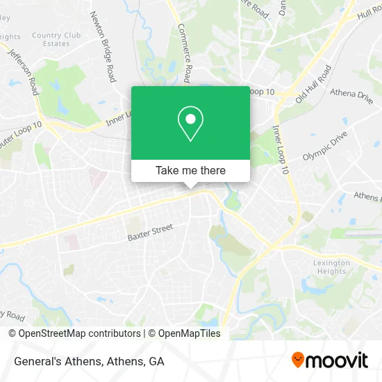 General's Athens map