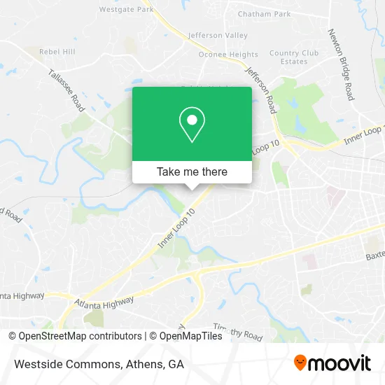 Westside Commons map