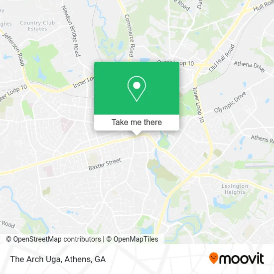 The Arch Uga map