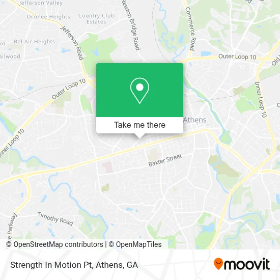 Strength In Motion Pt map