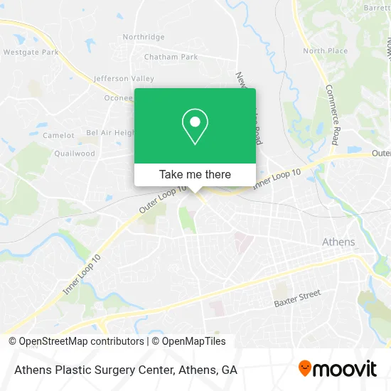 Athens Plastic Surgery Center map