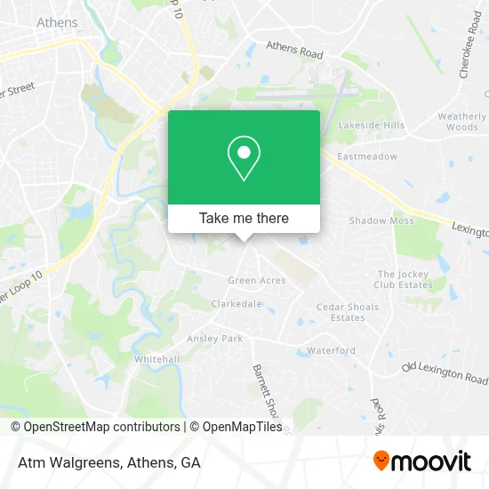 Atm Walgreens map