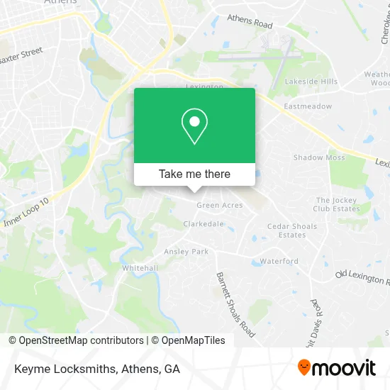 Keyme Locksmiths map
