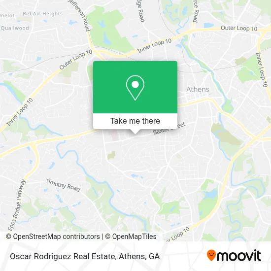 Oscar Rodriguez Real Estate map