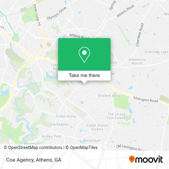 Coe Agency map