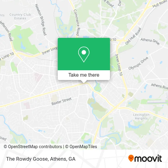 The Rowdy Goose map