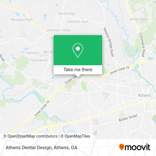 Athens Dental Design map