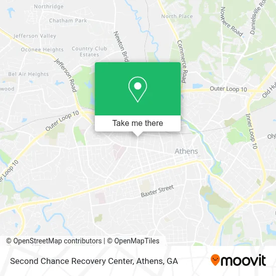 Second Chance Recovery Center map