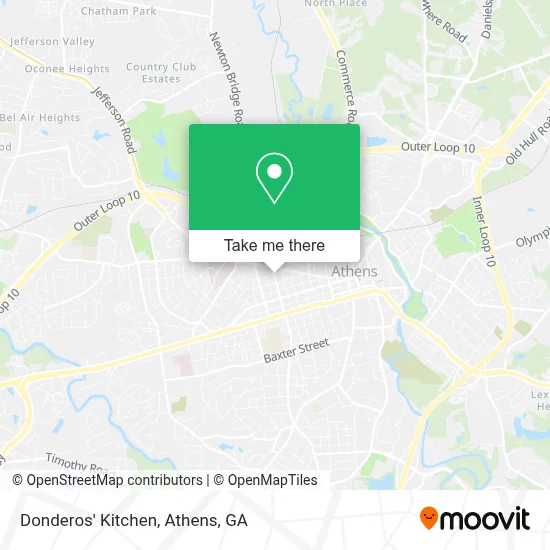 Donderos' Kitchen map
