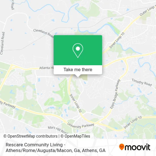 Rescare Community Living - Athens / Rome / Augusta / Macon, Ga map