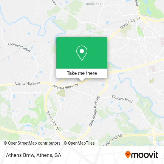 Athens Bmw map