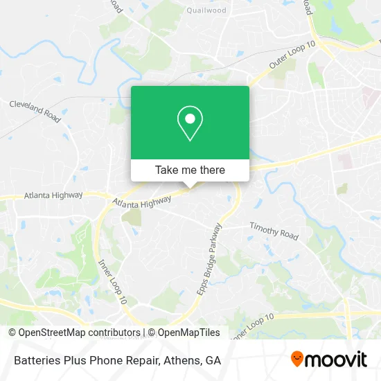 Batteries Plus Phone Repair map
