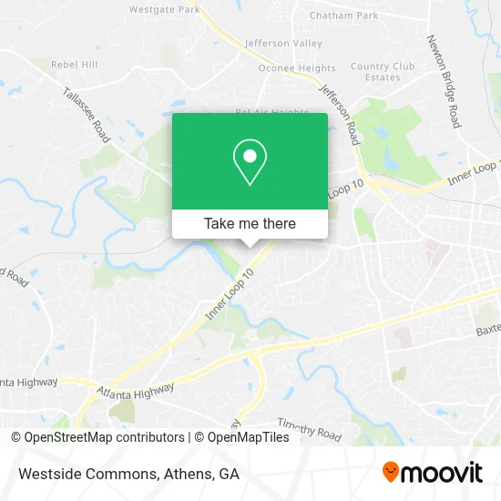 Westside Commons map