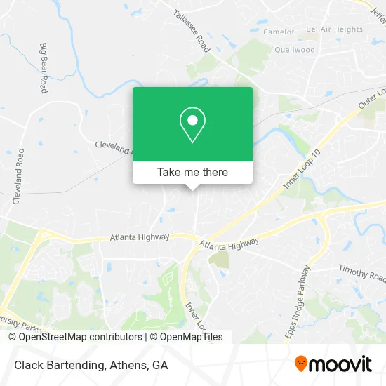 Clack Bartending map