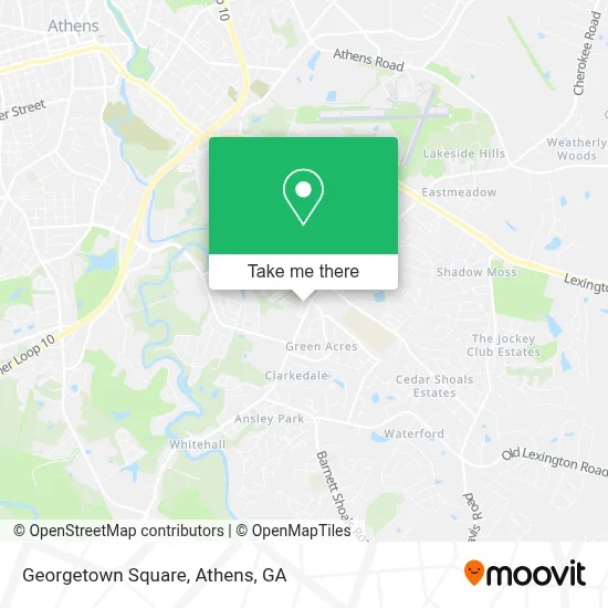 Georgetown Square map