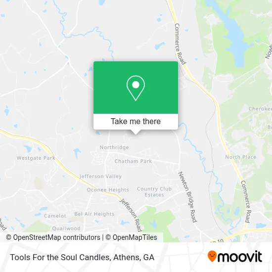 Tools For the Soul Candles map