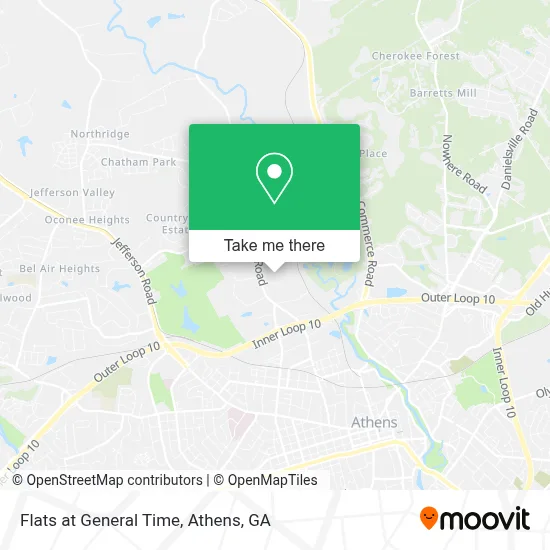 Flats at General Time map