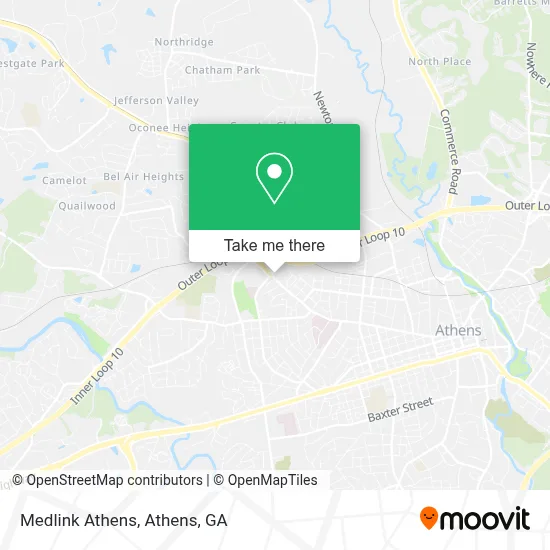 Medlink Athens map