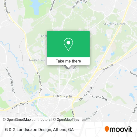 G & G Landscape Design map