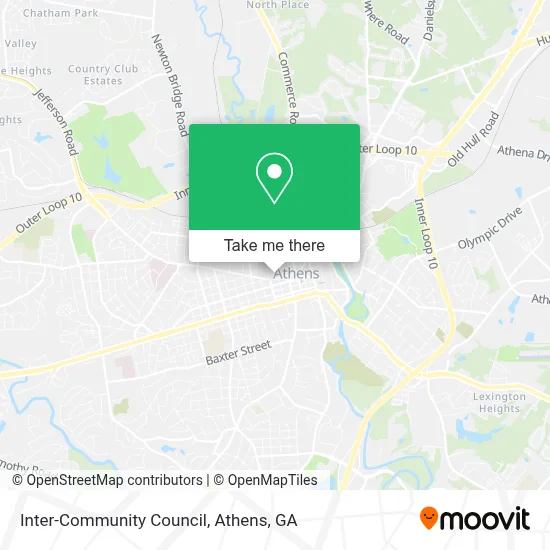 Inter-Community Council map