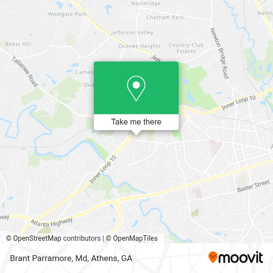 Brant Parramore, Md map