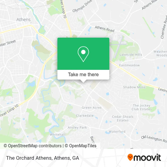 The Orchard Athens map