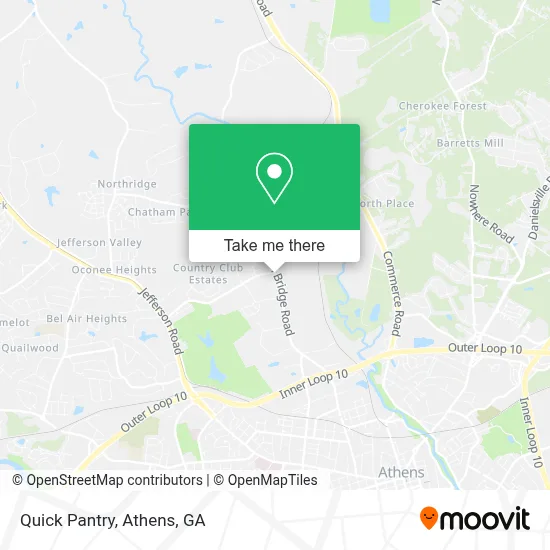 Quick Pantry map