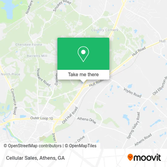 Cellular Sales map