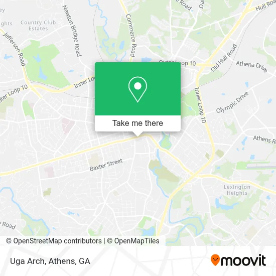 Uga Arch map