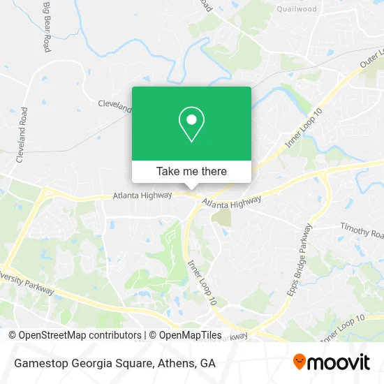 Gamestop Georgia Square map