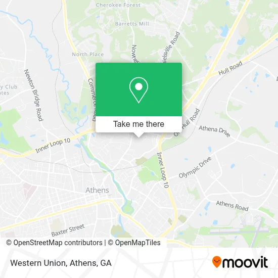 Western Union map
