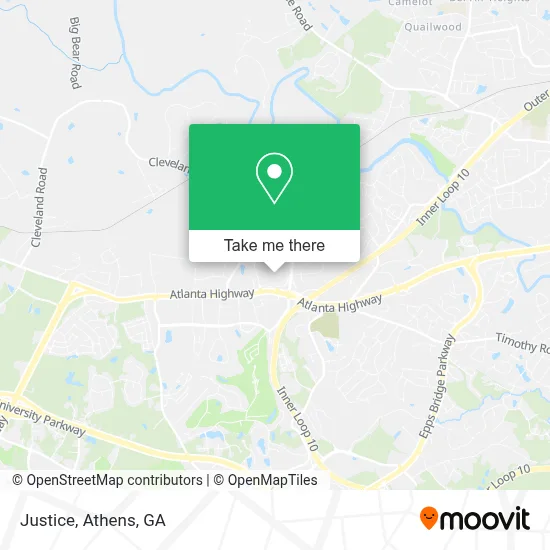 Justice map