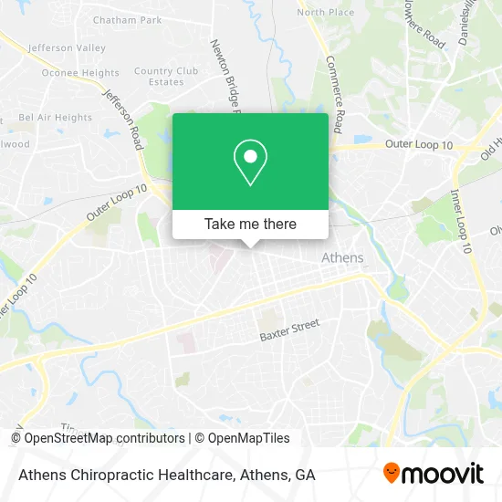 Athens Chiropractic Healthcare map