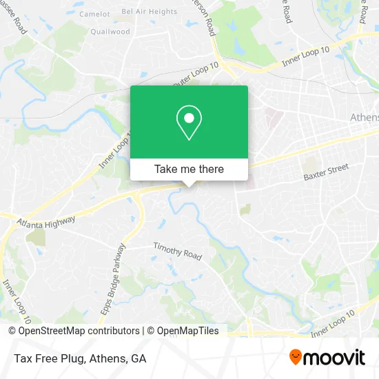 Tax Free Plug map