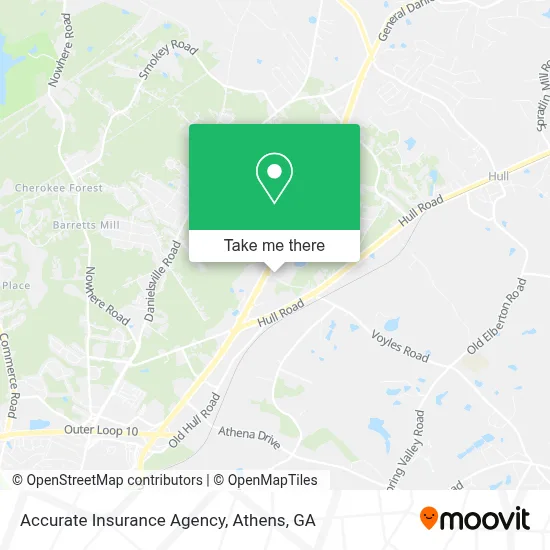 Accurate Insurance Agency map