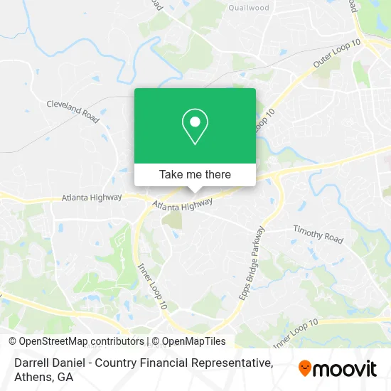 Darrell Daniel - Country Financial Representative map