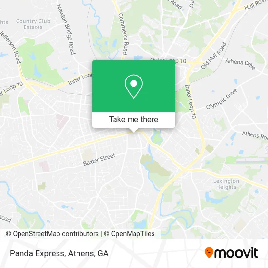 Panda Express map